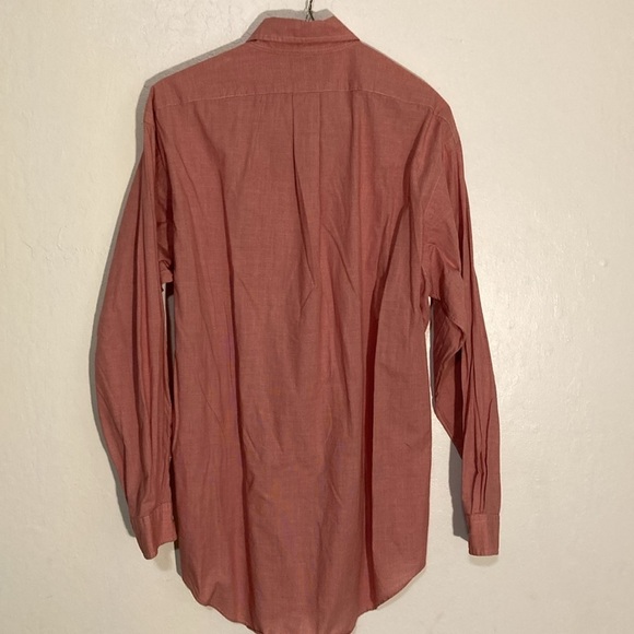 Polo Ralph Lauren Yarmouth Style pleated cuff men’s Large 15 1/2 32/33 blue lab - Picture 7 of 7